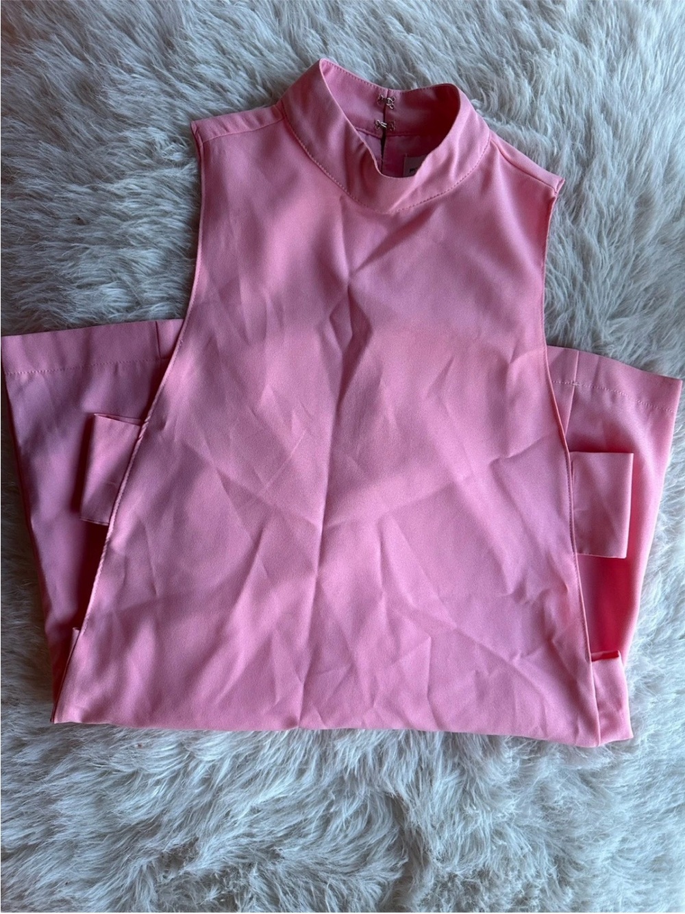 Pixie Market Ballerina Pink Cutout Mini Dress Small - Picture 12 of 12